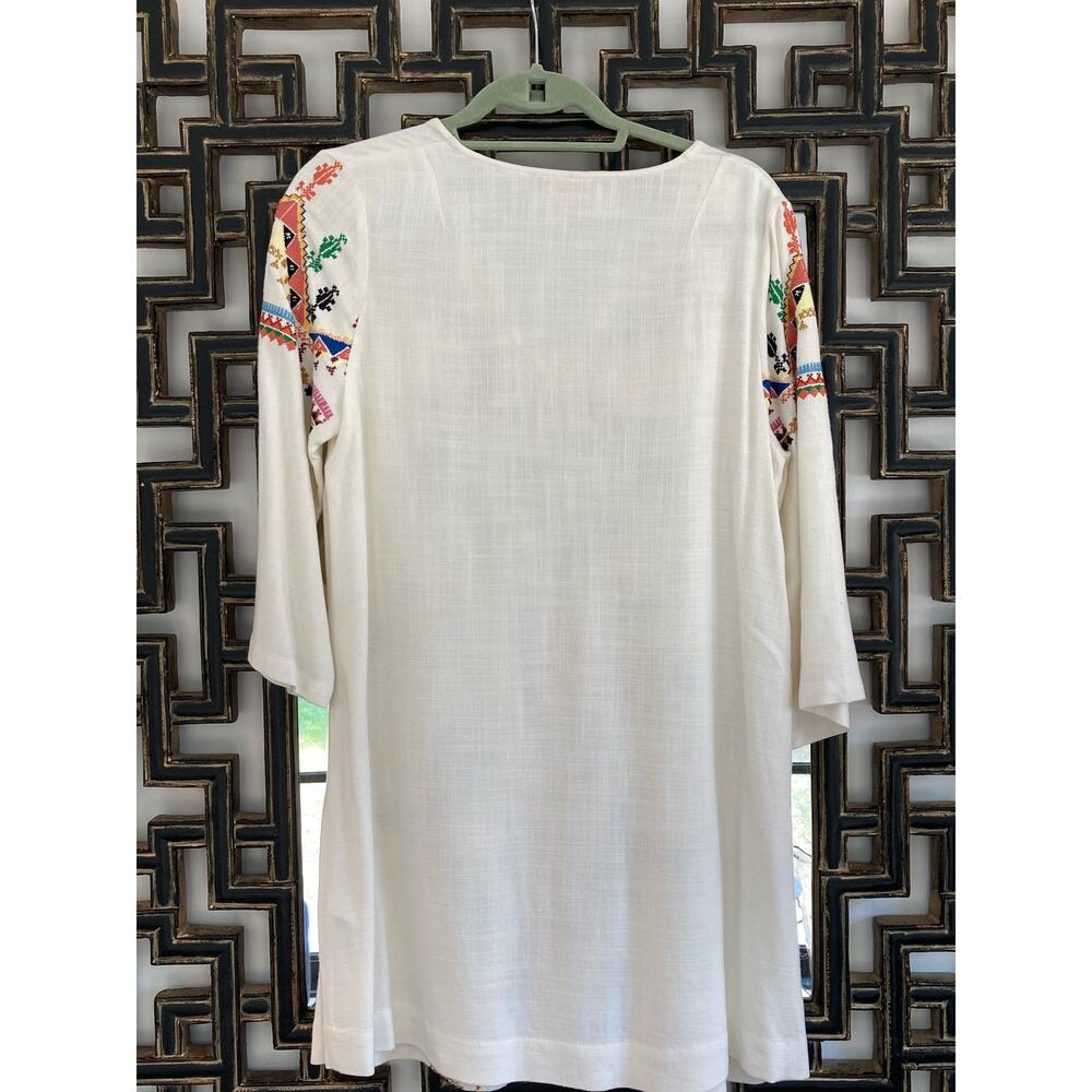 Kate Moss X Topshop Mini Dress / Tunic Festival Beauty &  Poolside Chic ~ Sz 4 - Picture 5 of 9
